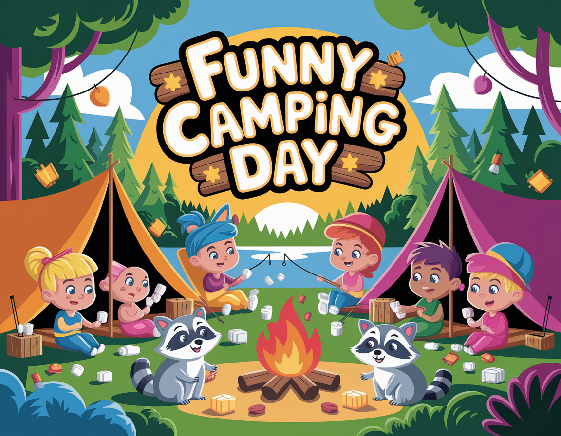 Funny Camping Day